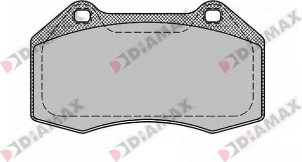 Diamax N09432 - Brake Pad Set, disc brake autospares.lv