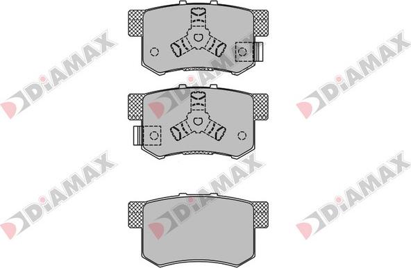 Diamax N09437 - Brake Pad Set, disc brake autospares.lv
