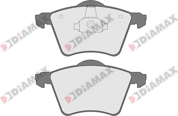 Diamax N09479 - Brake Pad Set, disc brake autospares.lv