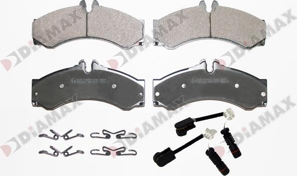 Diamax N09475A - Brake Pad Set, disc brake autospares.lv