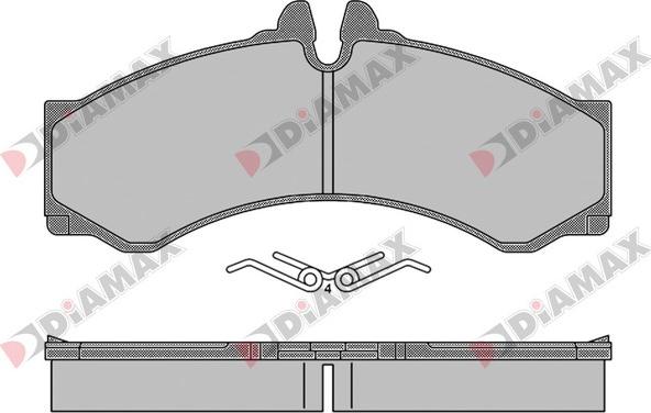 Diamax N09475 - Brake Pad Set, disc brake autospares.lv