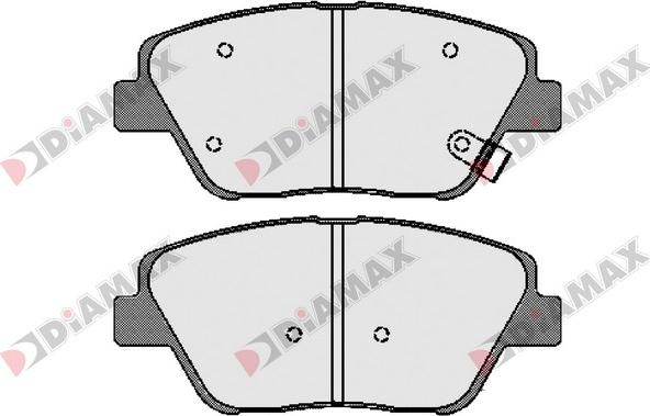 Diamax N09599 - Brake Pad Set, disc brake autospares.lv