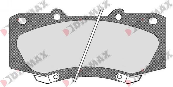 Diamax N09594 - Brake Pad Set, disc brake autospares.lv