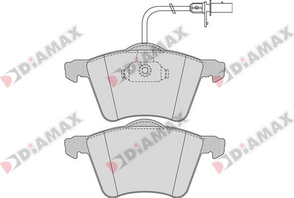 Diamax N09549 - Brake Pad Set, disc brake autospares.lv