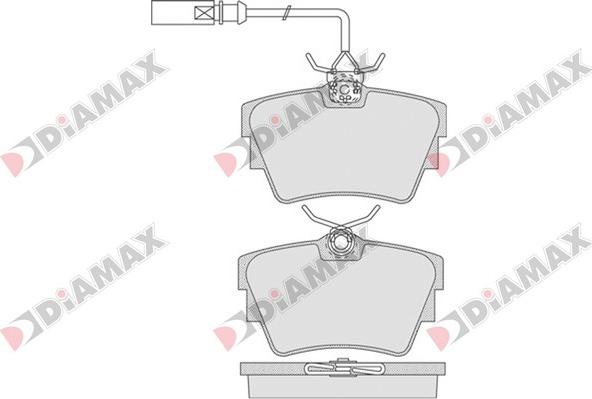 Diamax N09556 - Brake Pad Set, disc brake autospares.lv