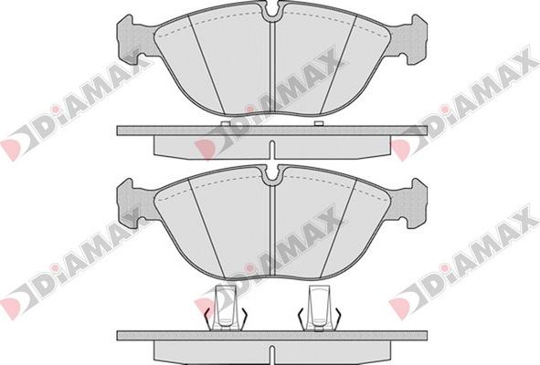 Diamax N09552 - Brake Pad Set, disc brake autospares.lv