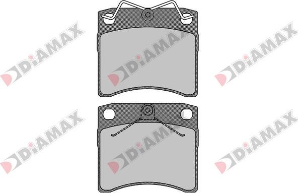 Diamax N09561 - Brake Pad Set, disc brake autospares.lv