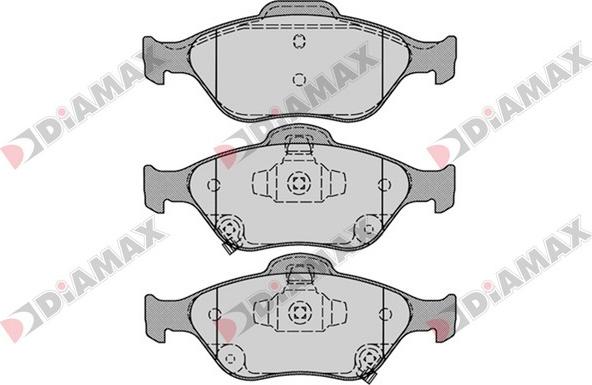 Diamax N09568 - Brake Pad Set, disc brake autospares.lv