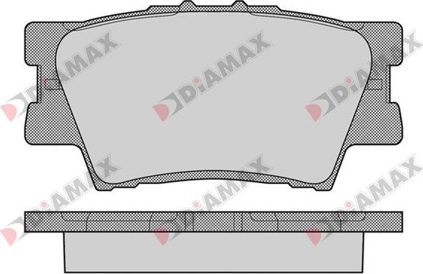 TOYOTA D6234 - Brake Pad Set, disc brake autospares.lv