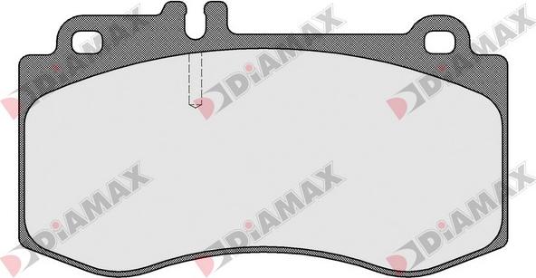 Diamax N09501 - Brake Pad Set, disc brake autospares.lv