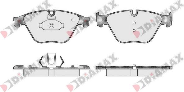 Diamax N09512 - Brake Pad Set, disc brake autospares.lv