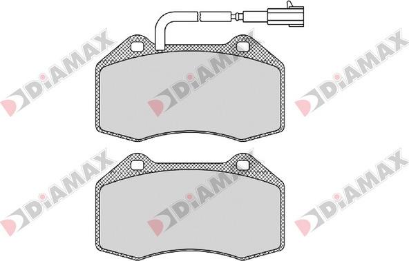 Diamax N09534 - Brake Pad Set, disc brake autospares.lv