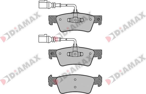 Diamax N09532 - Brake Pad Set, disc brake autospares.lv