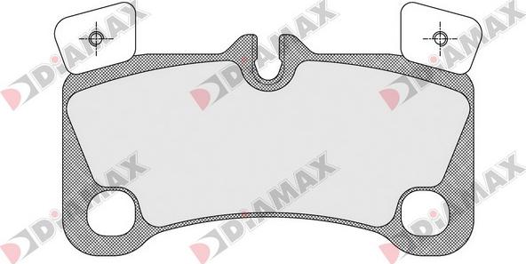 Diamax N09526 - Brake Pad Set, disc brake autospares.lv