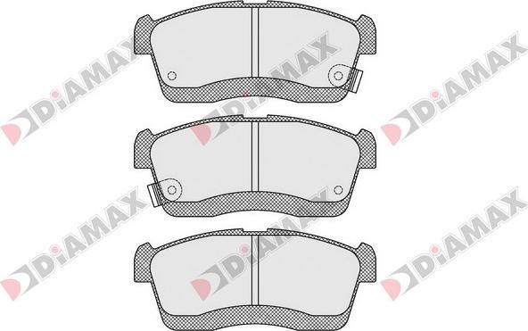 Diamax N09520 - Brake Pad Set, disc brake autospares.lv