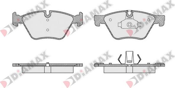 Diamax N09523 - Brake Pad Set, disc brake autospares.lv