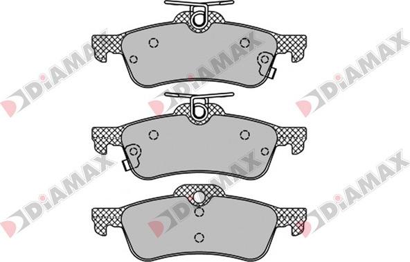 Diamax N09579 - Brake Pad Set, disc brake autospares.lv