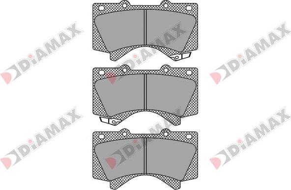 Diamax N09574 - Brake Pad Set, disc brake autospares.lv