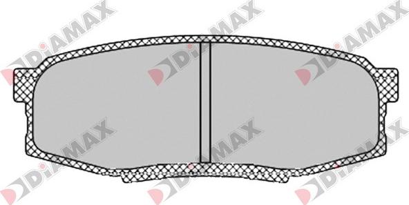 Diamax N09575 - Brake Pad Set, disc brake autospares.lv