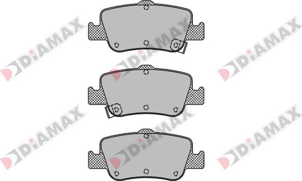 Diamax N09571 - Brake Pad Set, disc brake autospares.lv