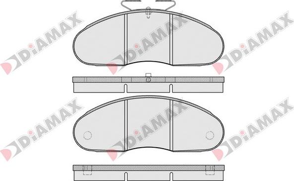 Diamax N09653 - Brake Pad Set, disc brake autospares.lv