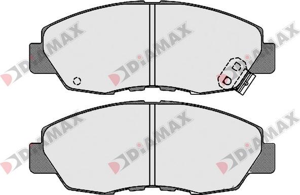 Diamax N09657 - Brake Pad Set, disc brake autospares.lv