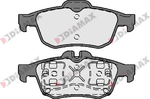 Diamax N09613 - Brake Pad Set, disc brake autospares.lv