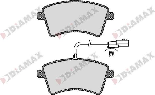 Diamax N09683 - Brake Pad Set, disc brake autospares.lv