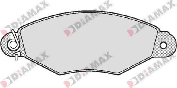 Diamax N09631 - Brake Pad Set, disc brake autospares.lv