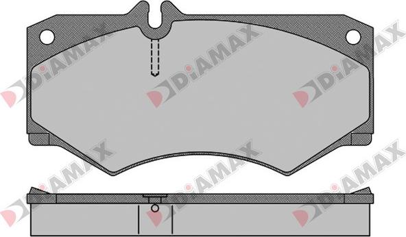 Diamax N09633 - Brake Pad Set, disc brake autospares.lv