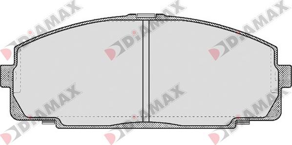 Diamax N09627 - Brake Pad Set, disc brake autospares.lv