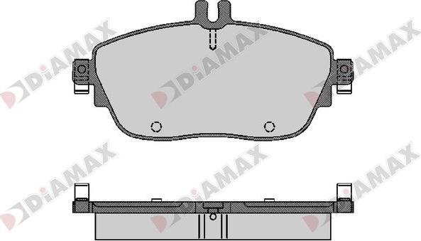 Diamax N09671 - Brake Pad Set, disc brake autospares.lv