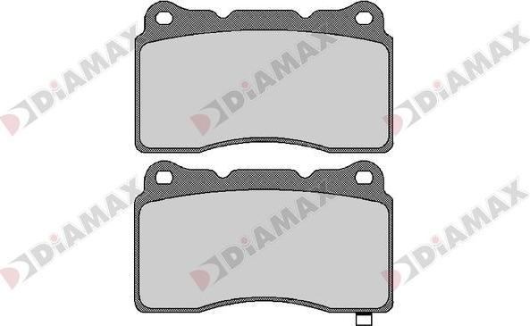 Diamax N09673 - Brake Pad Set, disc brake autospares.lv