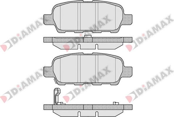 Diamax N09099 - Brake Pad Set, disc brake autospares.lv