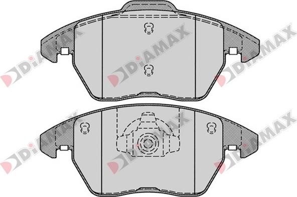 Diamax N09094 - Brake Pad Set, disc brake autospares.lv