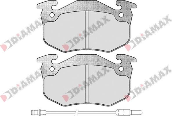 Diamax N09093 - Brake Pad Set, disc brake autospares.lv