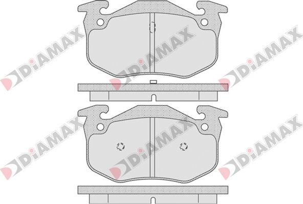 Diamax N09092 - Brake Pad Set, disc brake autospares.lv