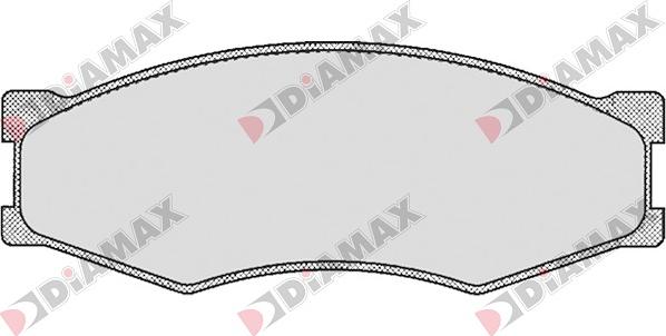 Diamax N09055 - Brake Pad Set, disc brake autospares.lv