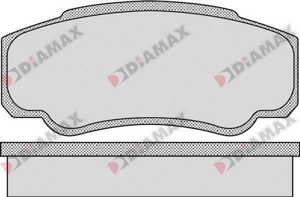 Diamax N09056 - Brake Pad Set, disc brake autospares.lv