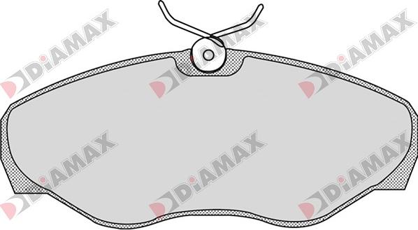 Diamax N09053 - Brake Pad Set, disc brake autospares.lv