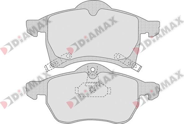 Diamax N09069 - Brake Pad Set, disc brake autospares.lv