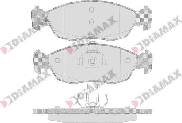 Diamax N09066 - Brake Pad Set, disc brake autospares.lv