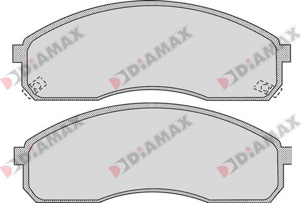 Diamax N09067 - Brake Pad Set, disc brake autospares.lv