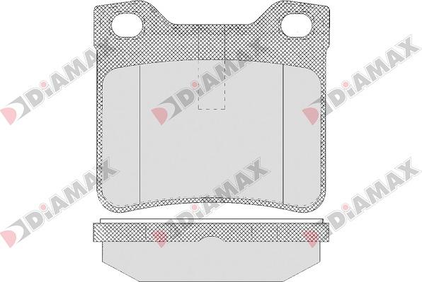 Diamax N09014 - Brake Pad Set, disc brake autospares.lv