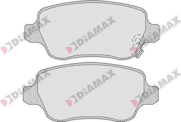 Diamax N09080 - Brake Pad Set, disc brake autospares.lv