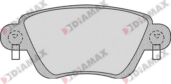 Diamax N09087 - Brake Pad Set, disc brake autospares.lv