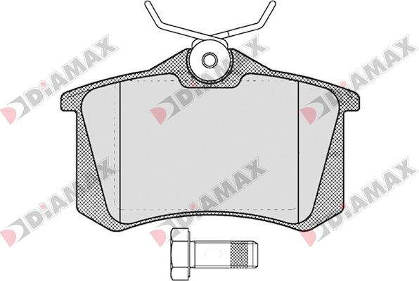 Diamax N09034 - Brake Pad Set, disc brake autospares.lv