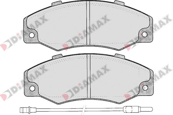 Diamax N09035 - Brake Pad Set, disc brake autospares.lv