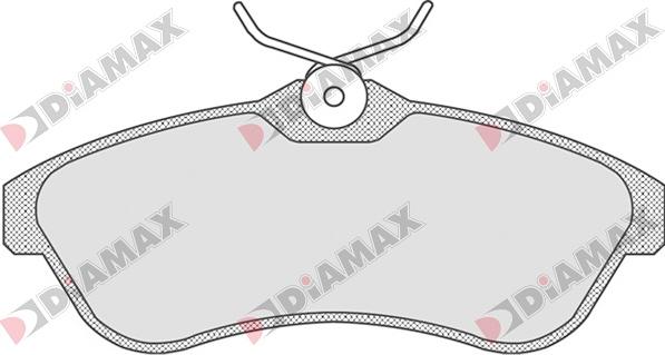 Diamax N09038 - Brake Pad Set, disc brake autospares.lv