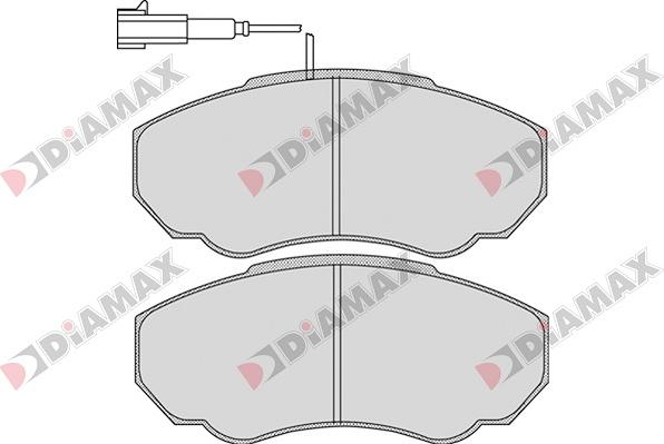 Diamax N09032 - Brake Pad Set, disc brake autospares.lv